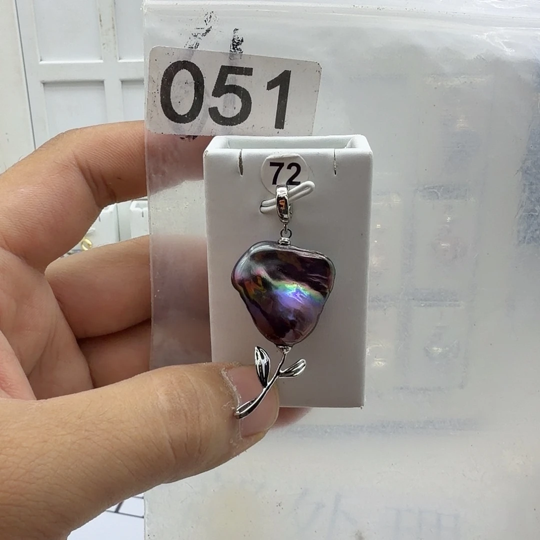 颈饰合金淡水珍珠