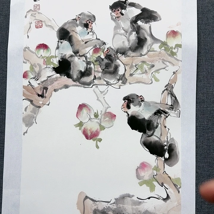 国画书画作品多次