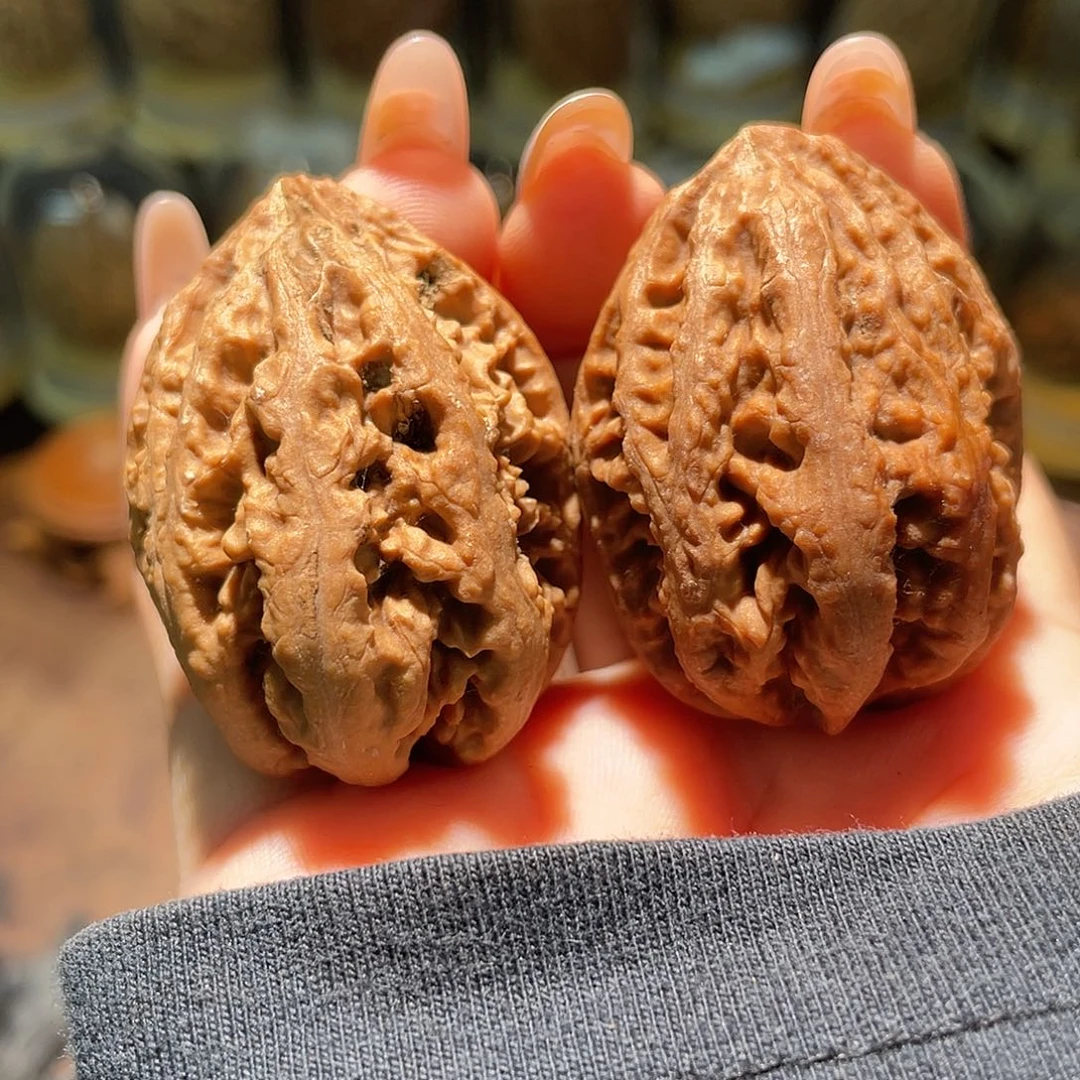 把件文玩核桃粗筋蚂蚁纹18