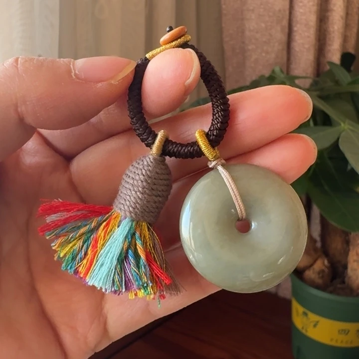 翡翠未镶嵌颈饰钥匙扣5