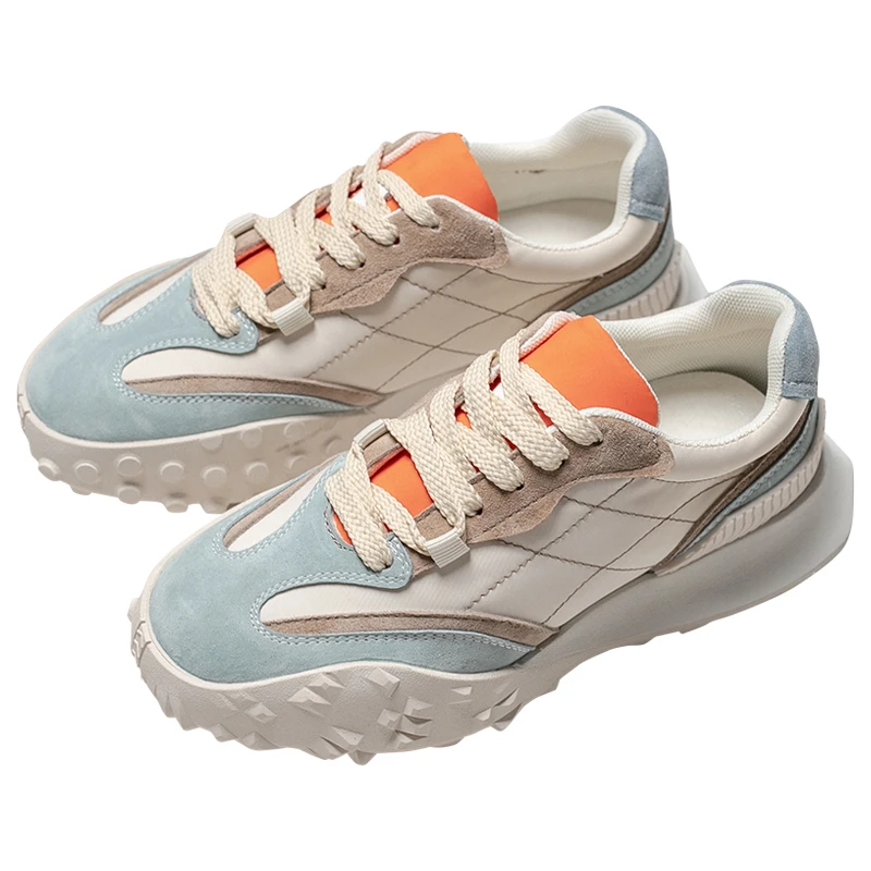 春季松糕底时尚休闲鞋女鞋阿甘鞋潮鞋厚底鞋子时尚ins潮流 RX761