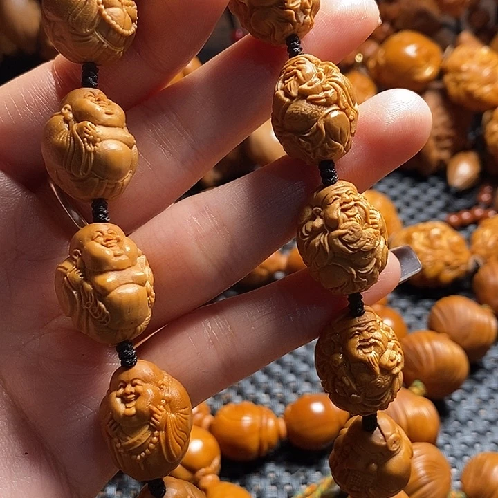 吊坠橄榄核财迷手持