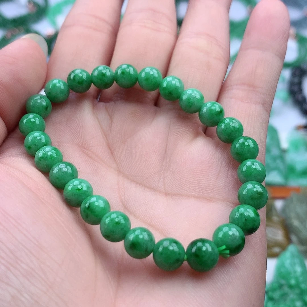 未镶嵌手链翡翠手串