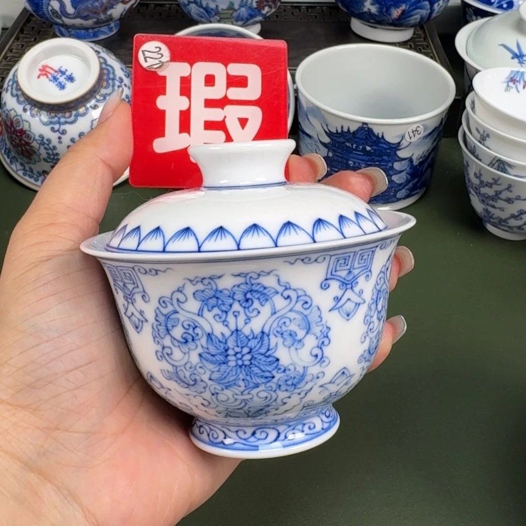 景德镇景德镇纯手工手绘茶器蒙蒙397