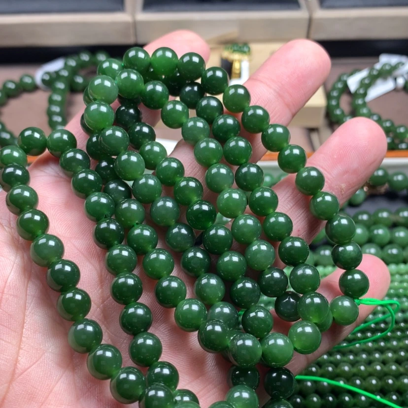 【闪购商品】和田玉（碧玉）颈饰未镶嵌龍**?8