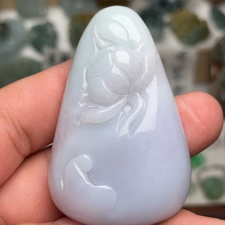 颈饰未镶嵌翡翠悟道