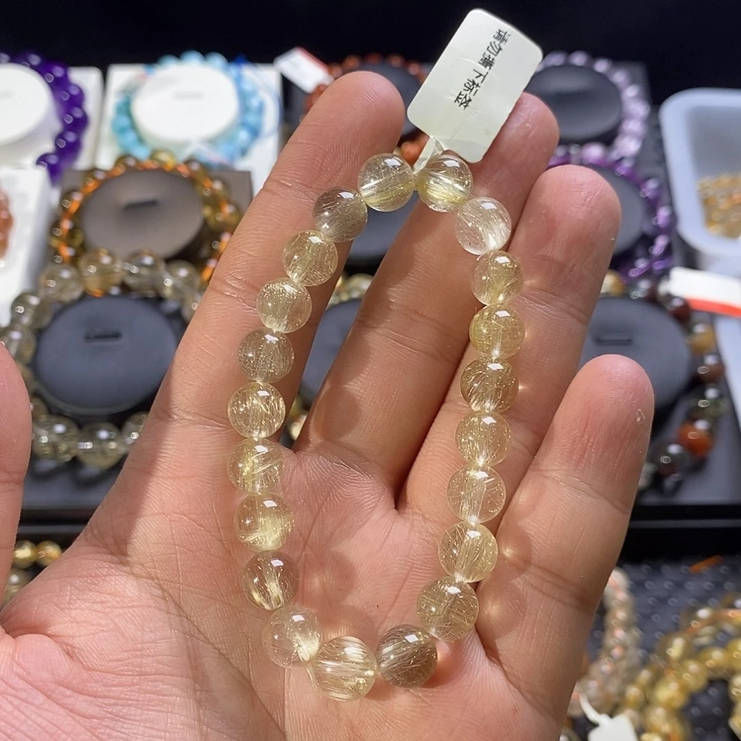 未镶嵌手链水晶金发晶