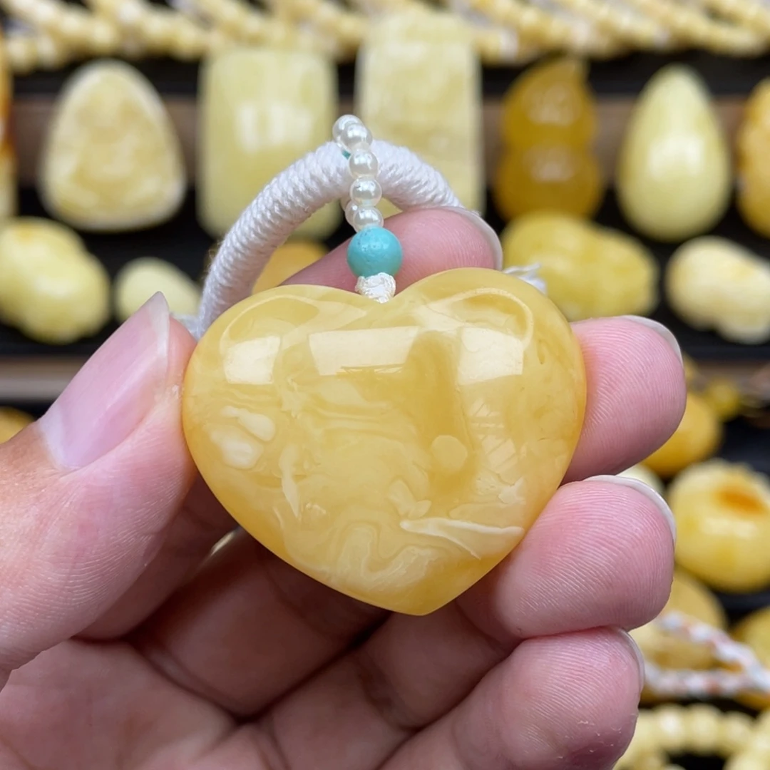 琥珀未镶嵌裸石琥珀蜜蜡