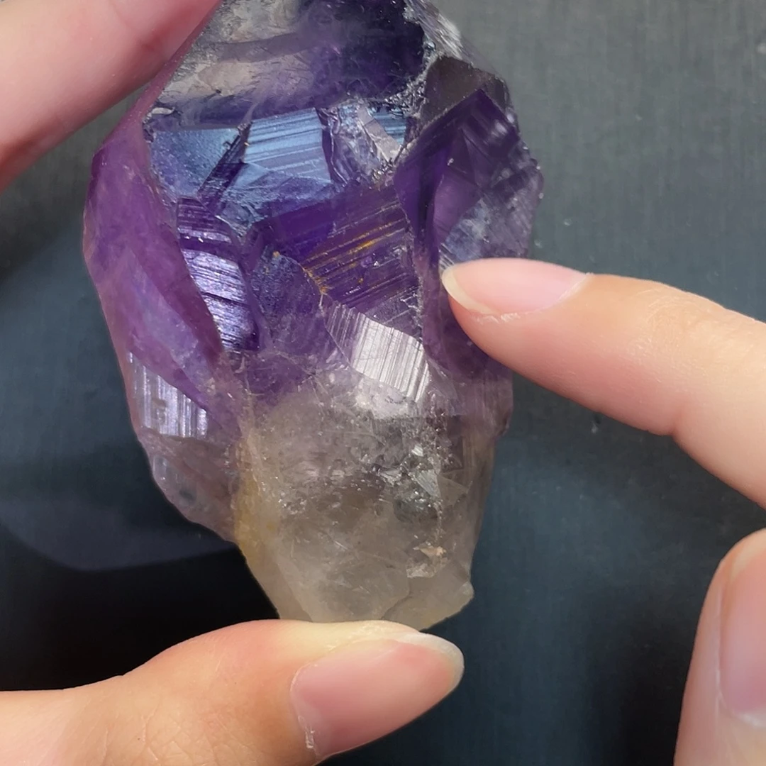 未镶嵌手串水晶紫水晶原石33号