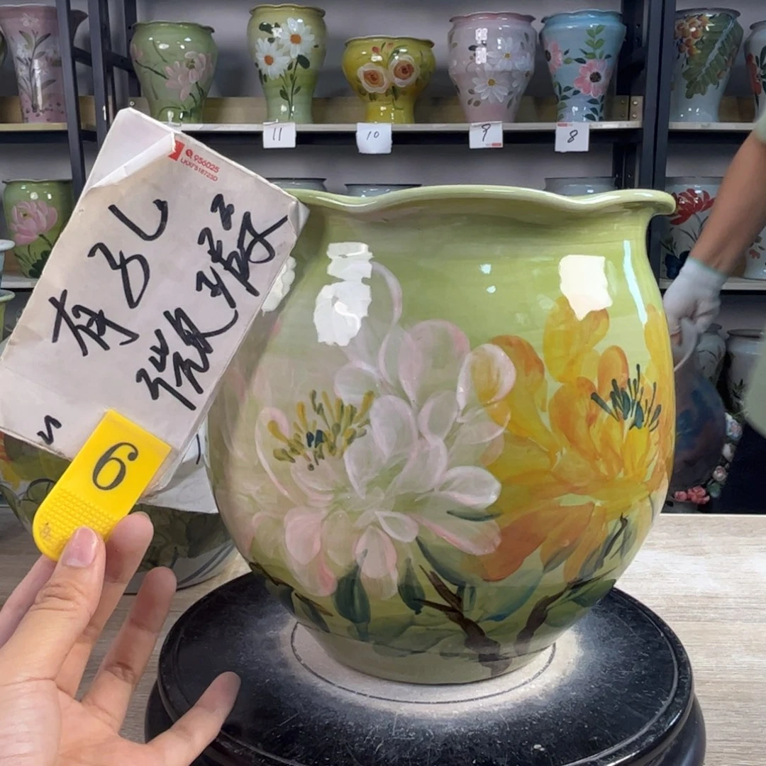 罐1tc景德镇陶瓷花盆