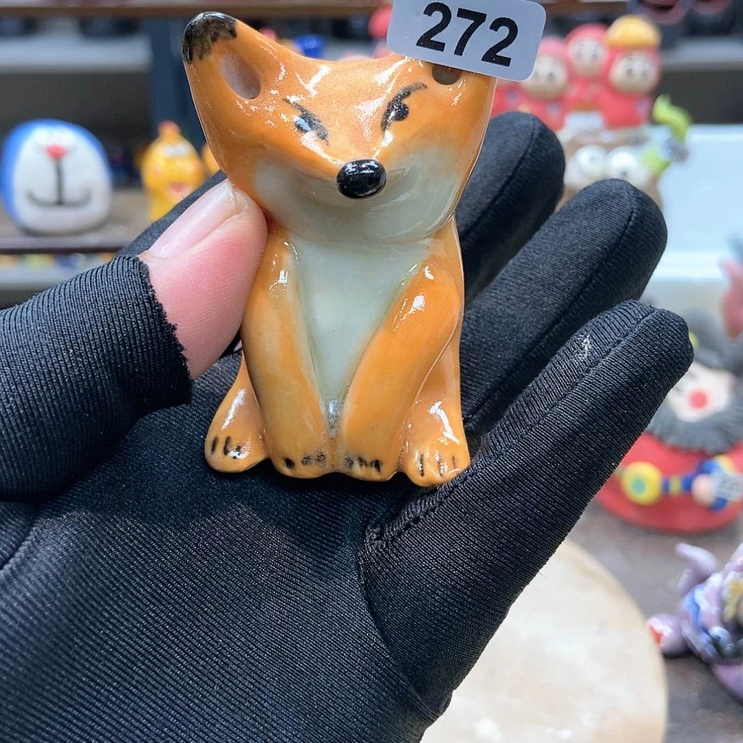 摆件直播间手工抽象陶瓷摆件272