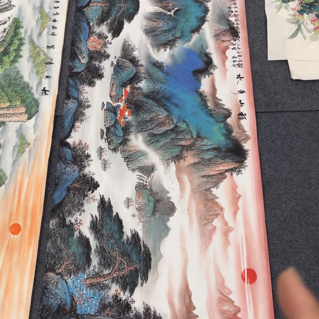 国画处理作品看好再拍哦