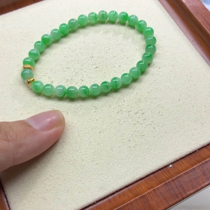 一****未镶嵌手链翡翠天然缅甸翡翠A货卡5.8