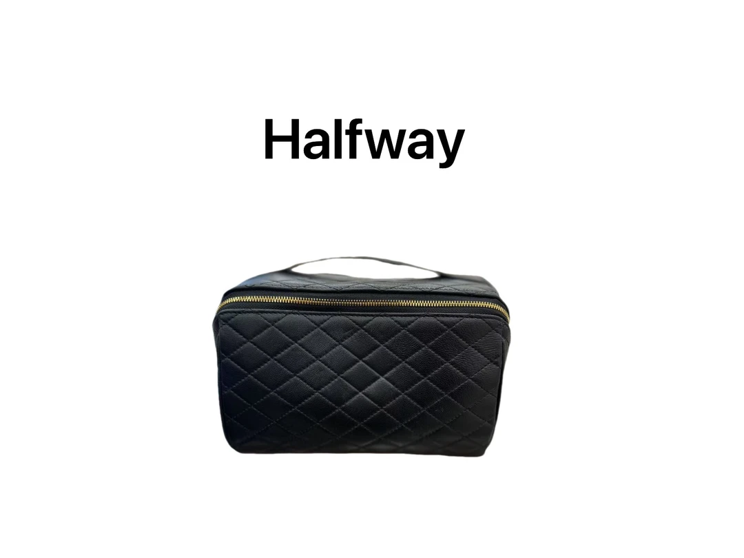 Halfway  DF-090 新品羊皮 杨树林化妆包手拎包