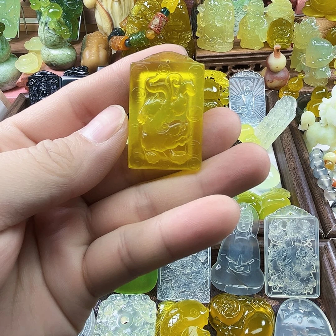 岫玉未镶嵌吊坠(不含链)