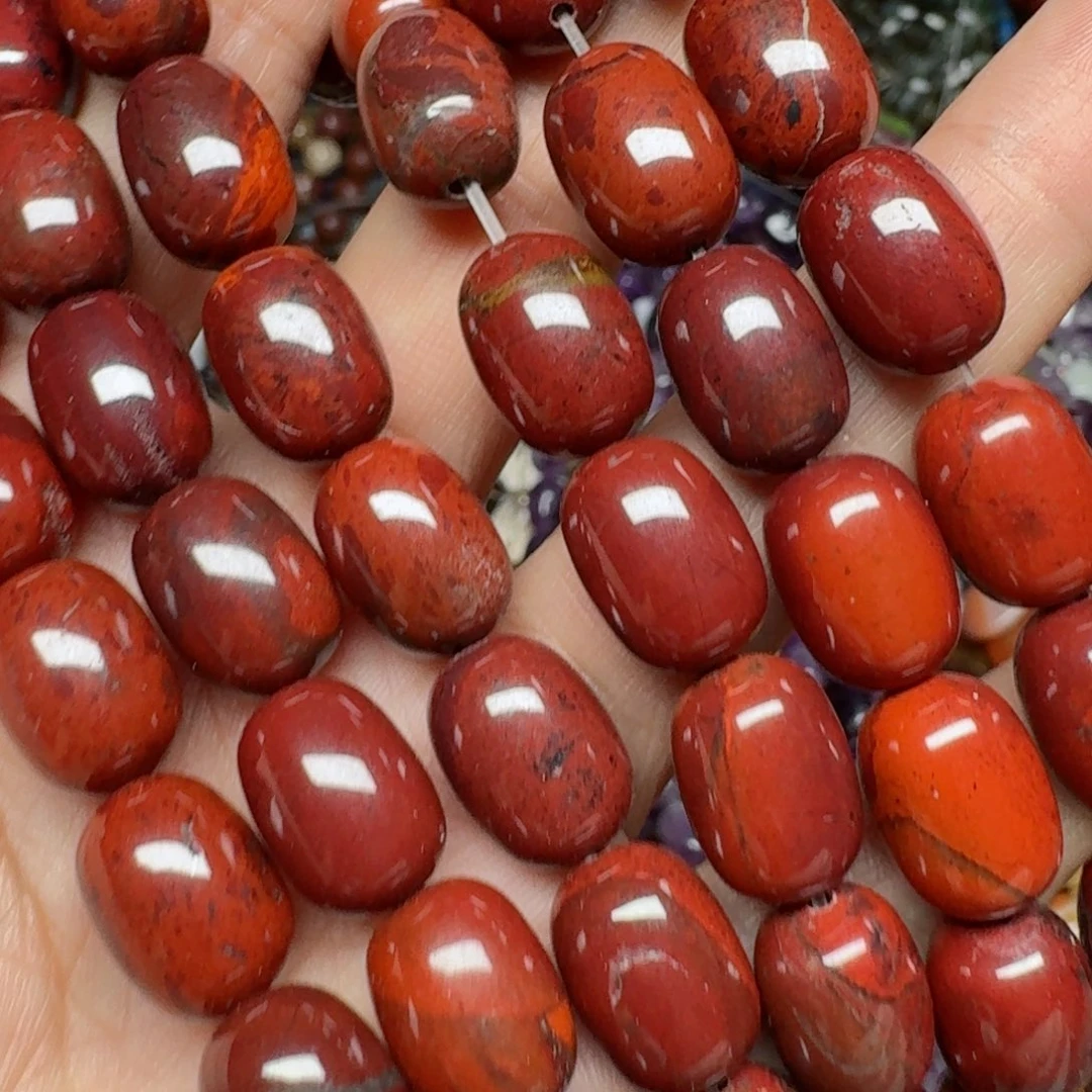 玛瑙/玉髓合金珠宝半成品10*14花红一条