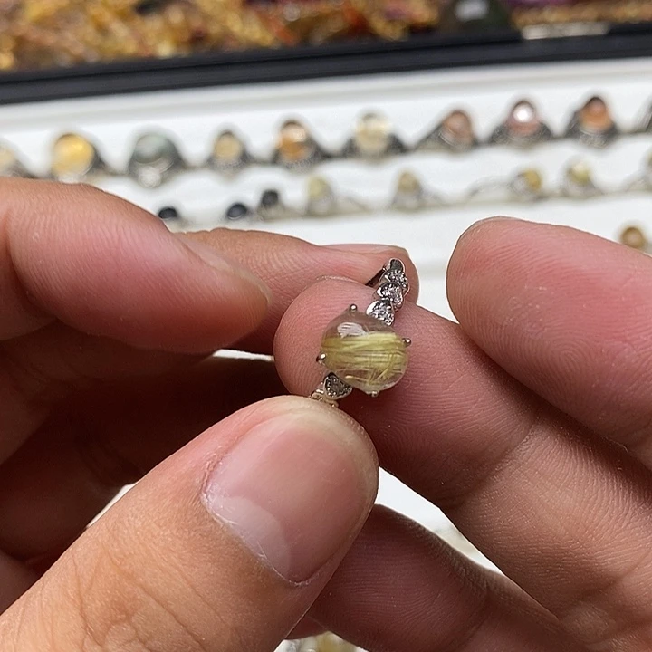 水晶珠宝半成品未镶嵌