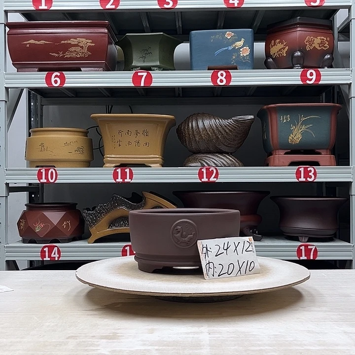 紫砂花盆紫砂花盆