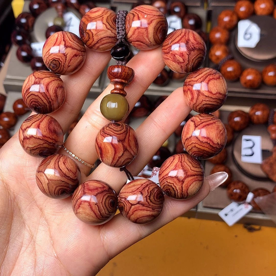 花梨木类手串/手链高货瘤疤紫油梨土埋料2.0