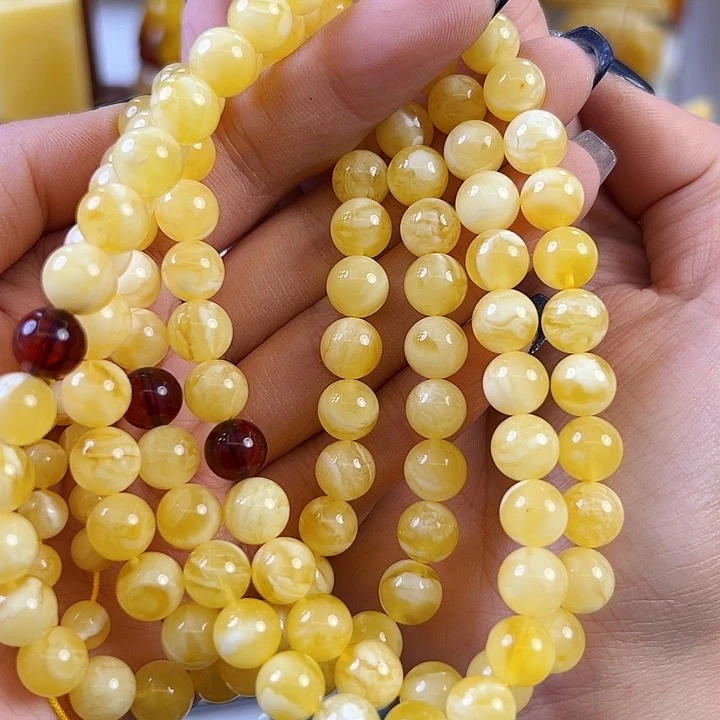 蜜蜡颈饰未镶嵌蜜蜡