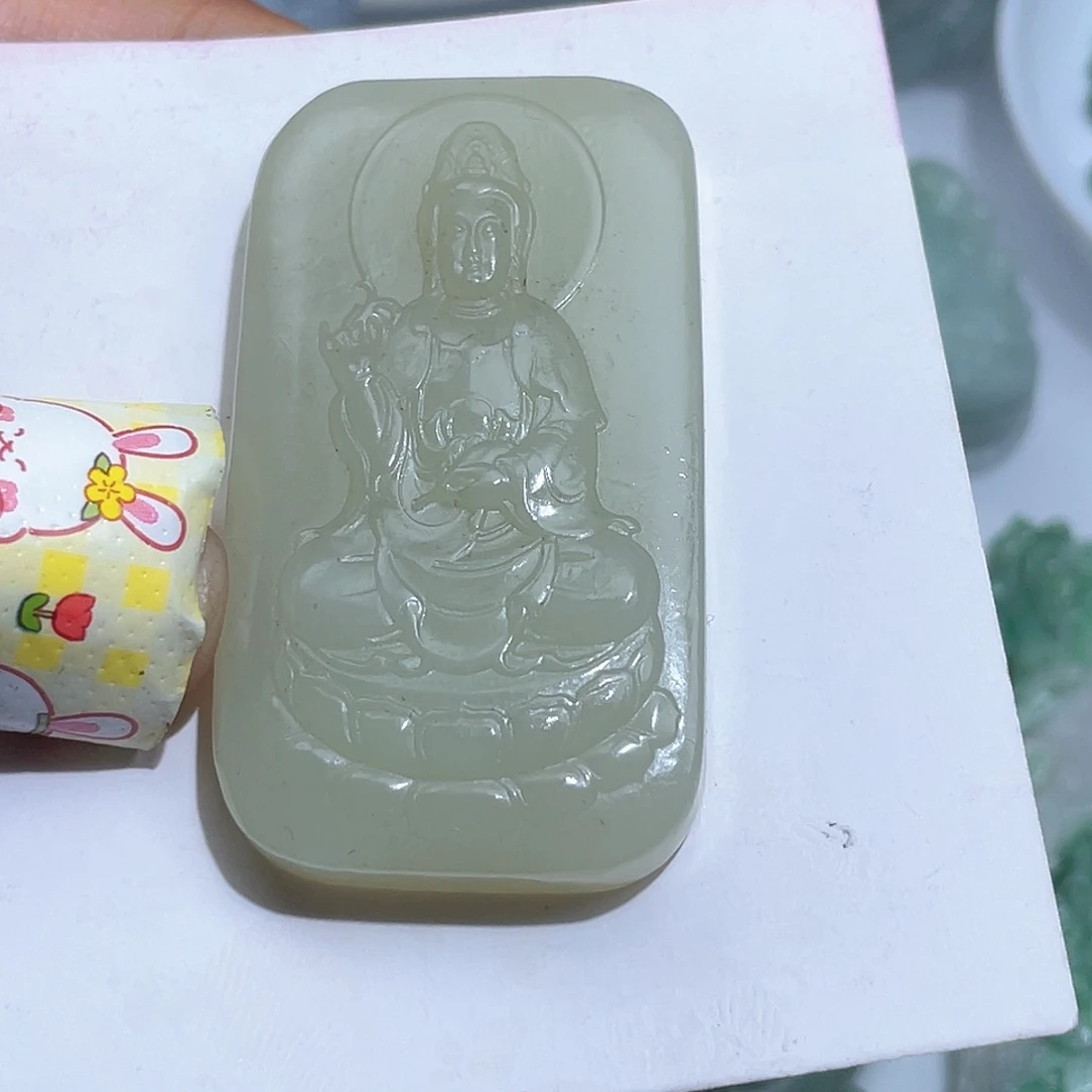 和田玉未镶嵌颈饰我