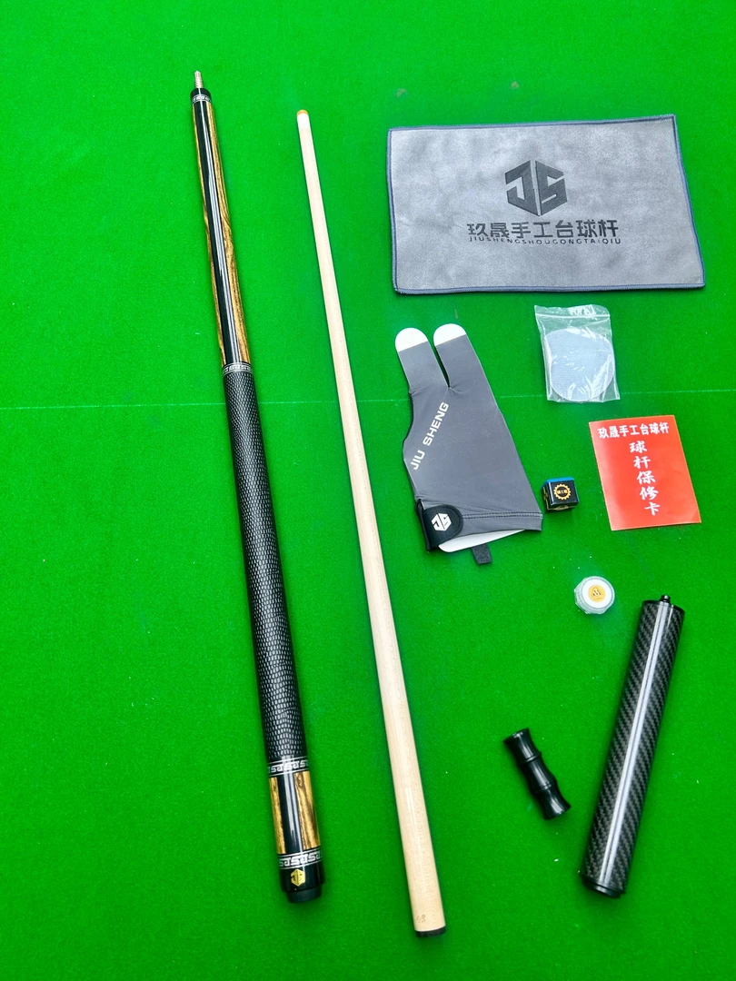 黄金檀拼黑檀西尾款 四方心 科技前节 蛇皮纹皮把 手工镶嵌套环