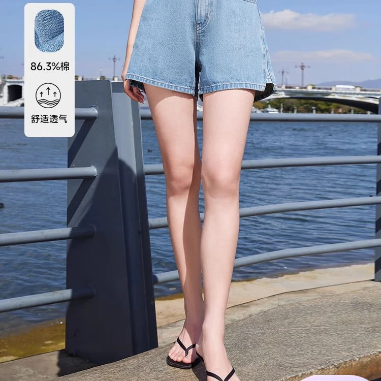 【粉丝专属】K642604短裤 香影牛仔短裤女高腰夏季新款复古显