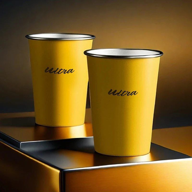Ultra同款直饮杯304不锈钢闪电黄随手杯便携大容量咖啡杯车载杯