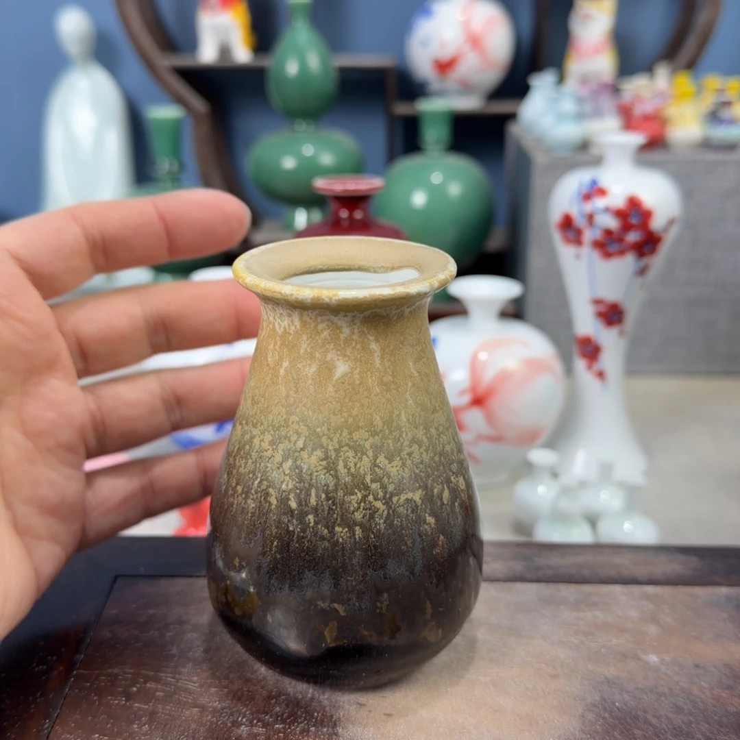 陶瓷手工小花器摆件