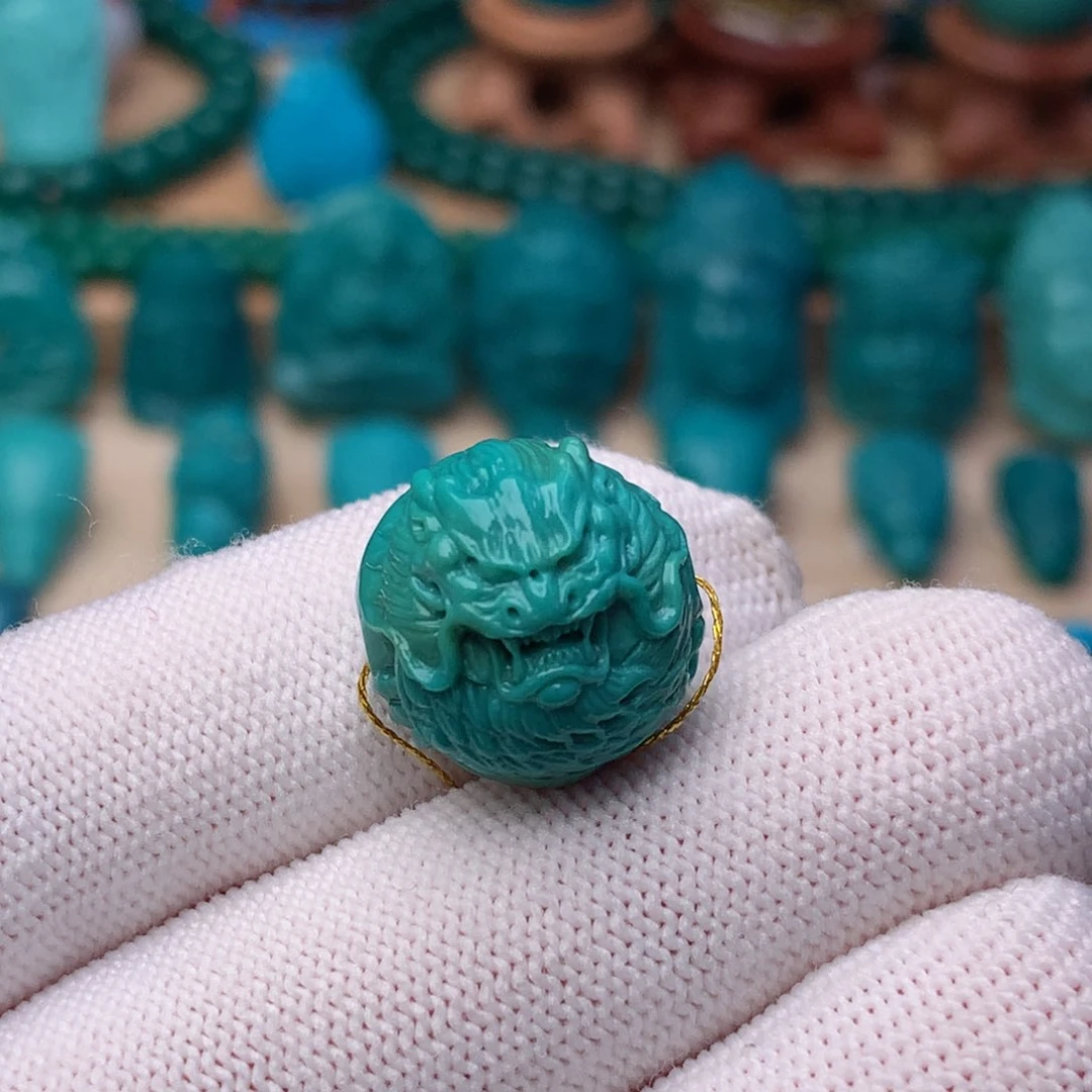 绿松石珠宝奇石未镶嵌15,5mm