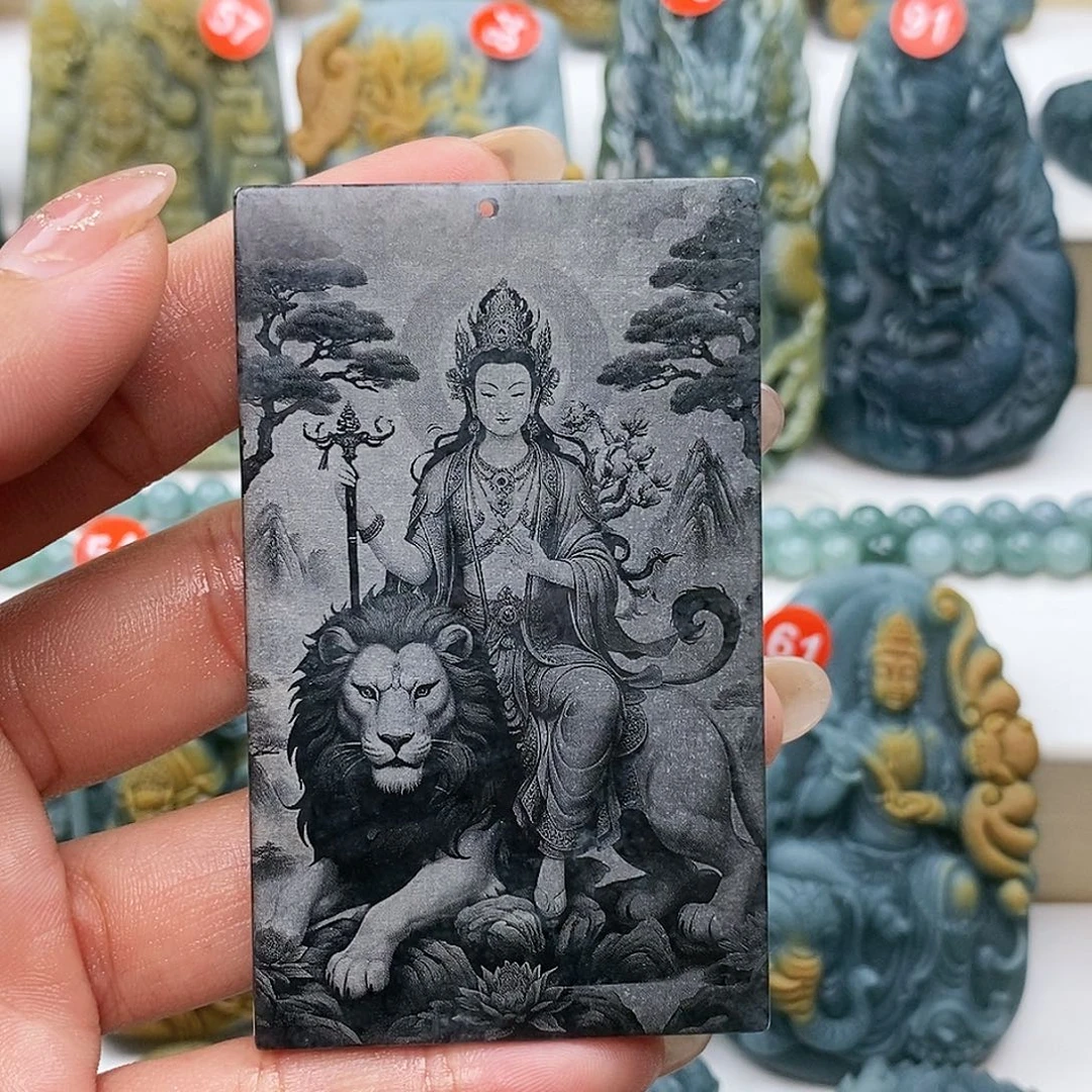 颈饰未镶嵌翡翠文殊