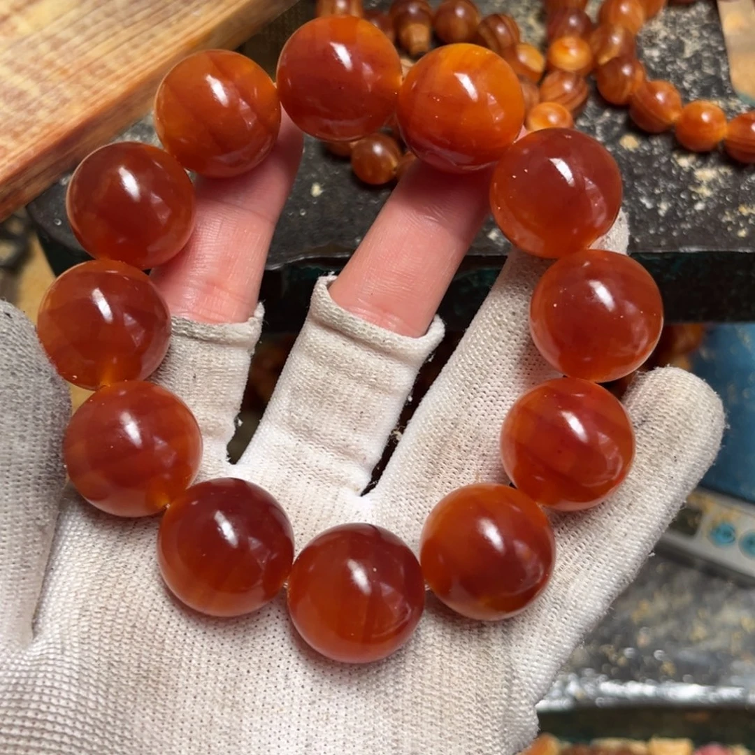 松木（琥珀木）手串/手链。*313