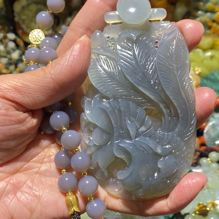 岫玉岫玉吊坠未镶嵌