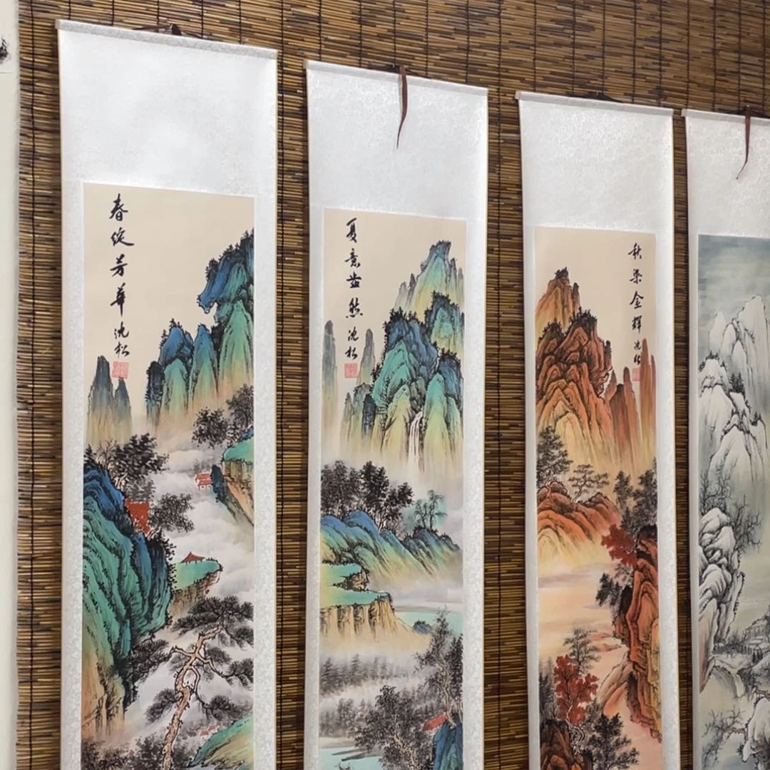 国画老师手笔手绘作y