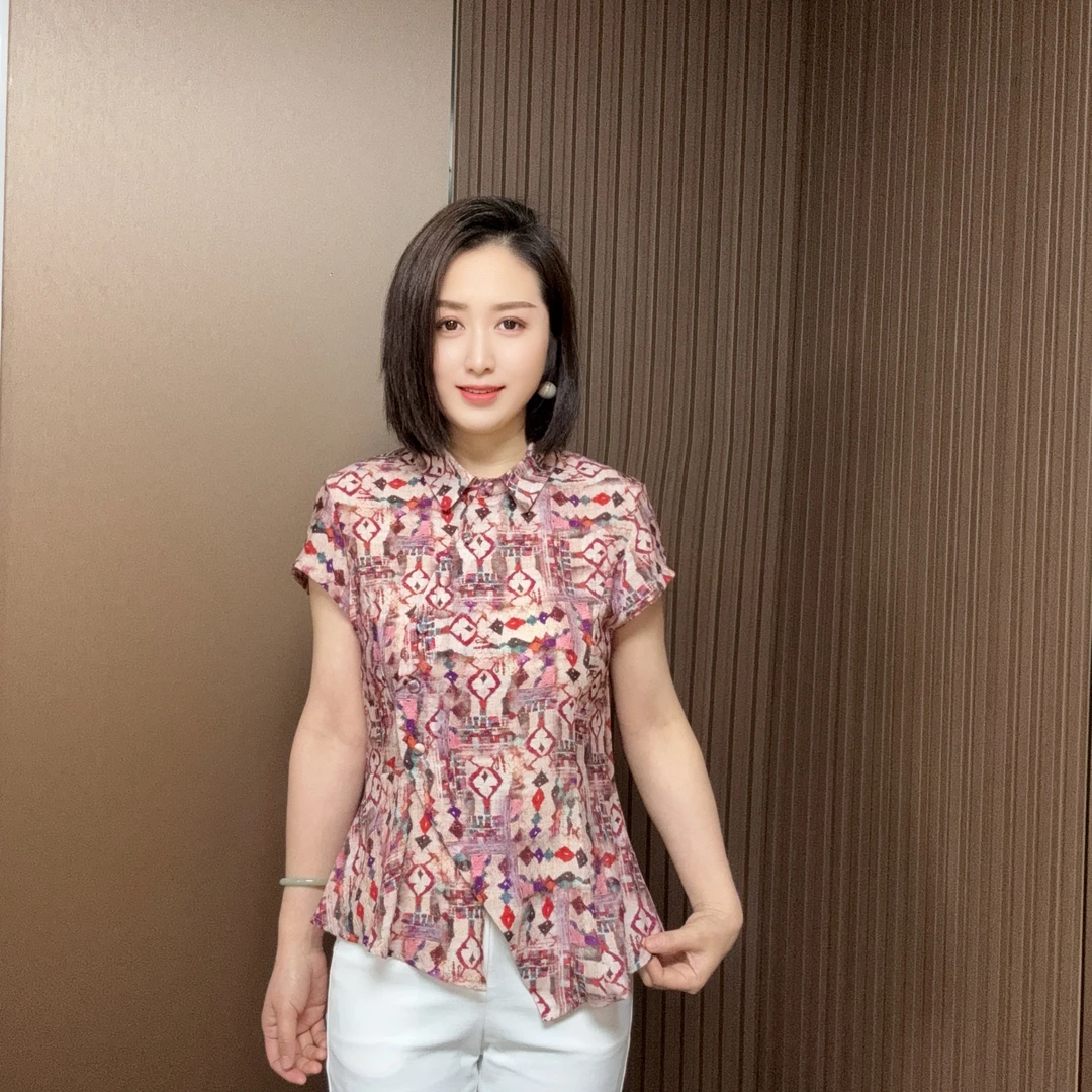 法式轻奢洋气减龄显瘦衬衫T5602