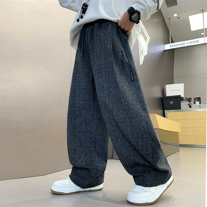 男童裤子春秋2025新款儿童休闲裤秋装中大童宽松直筒运动裤秋季潮