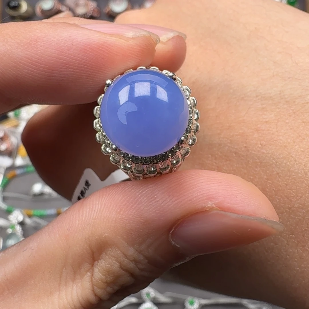 翡翠未镶嵌戒指天然缅甸翡翠A货