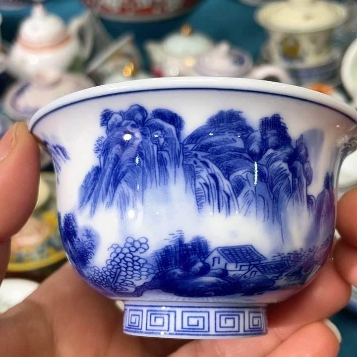 景德镇陶瓷主人杯12233