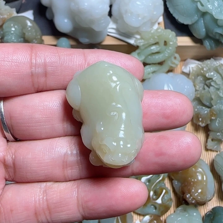 和田玉挂件未镶嵌风***，