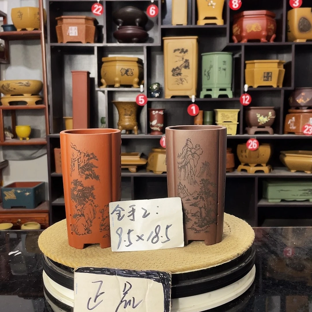D-盆尚好紫砂花盆