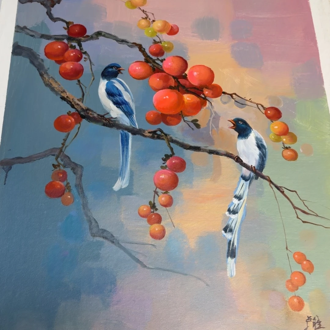 油画加油吧你要永远幸福啊