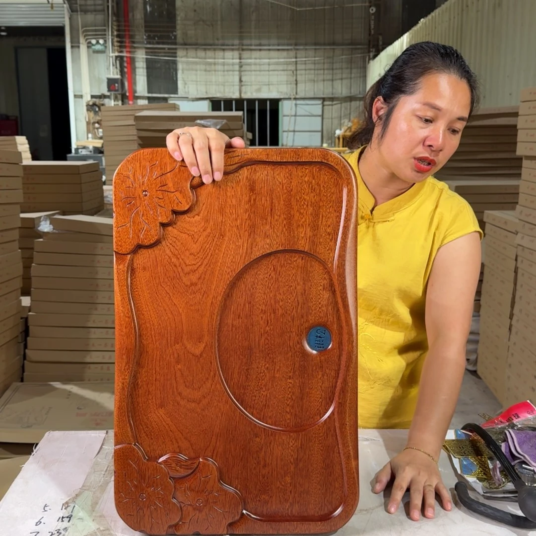 花梨木茶盘55*35尺寸