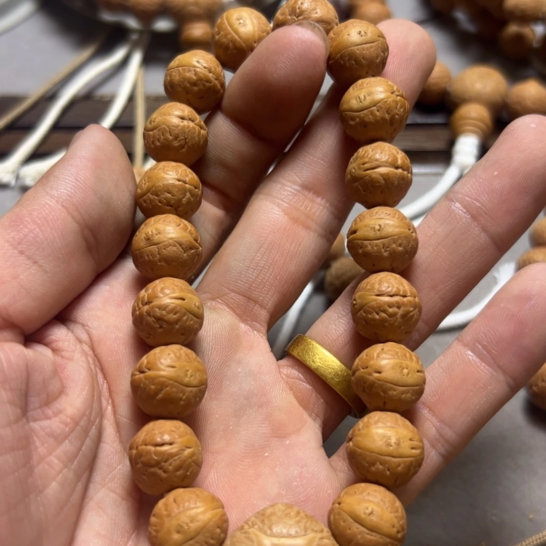 南***哥凤眼菩提手串12.5mm实心籽福利