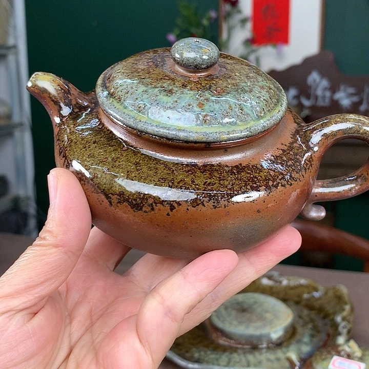 紫砂柴烧纯自然柴烧