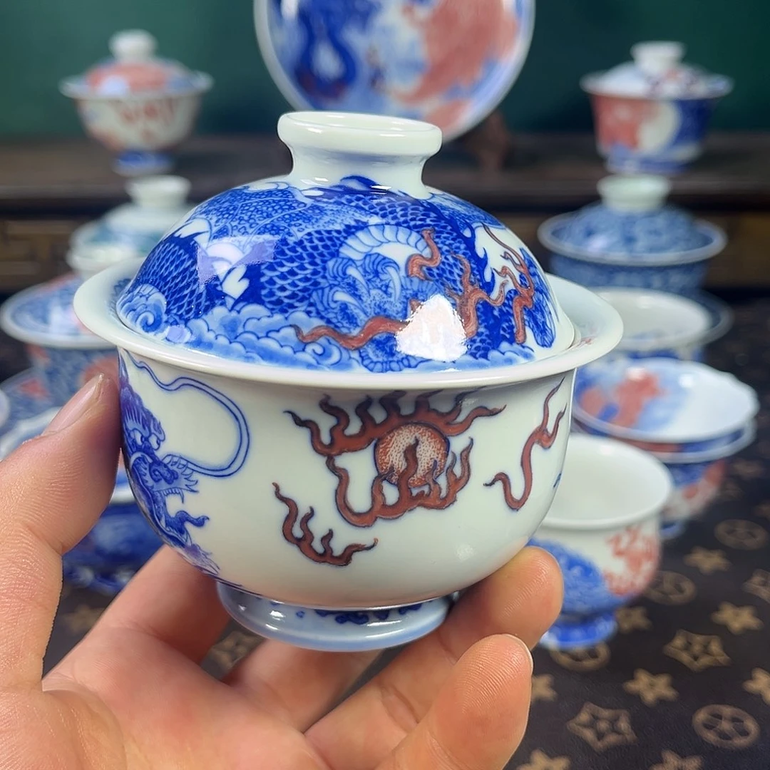 瓷片自成堂景德镇手工手绘