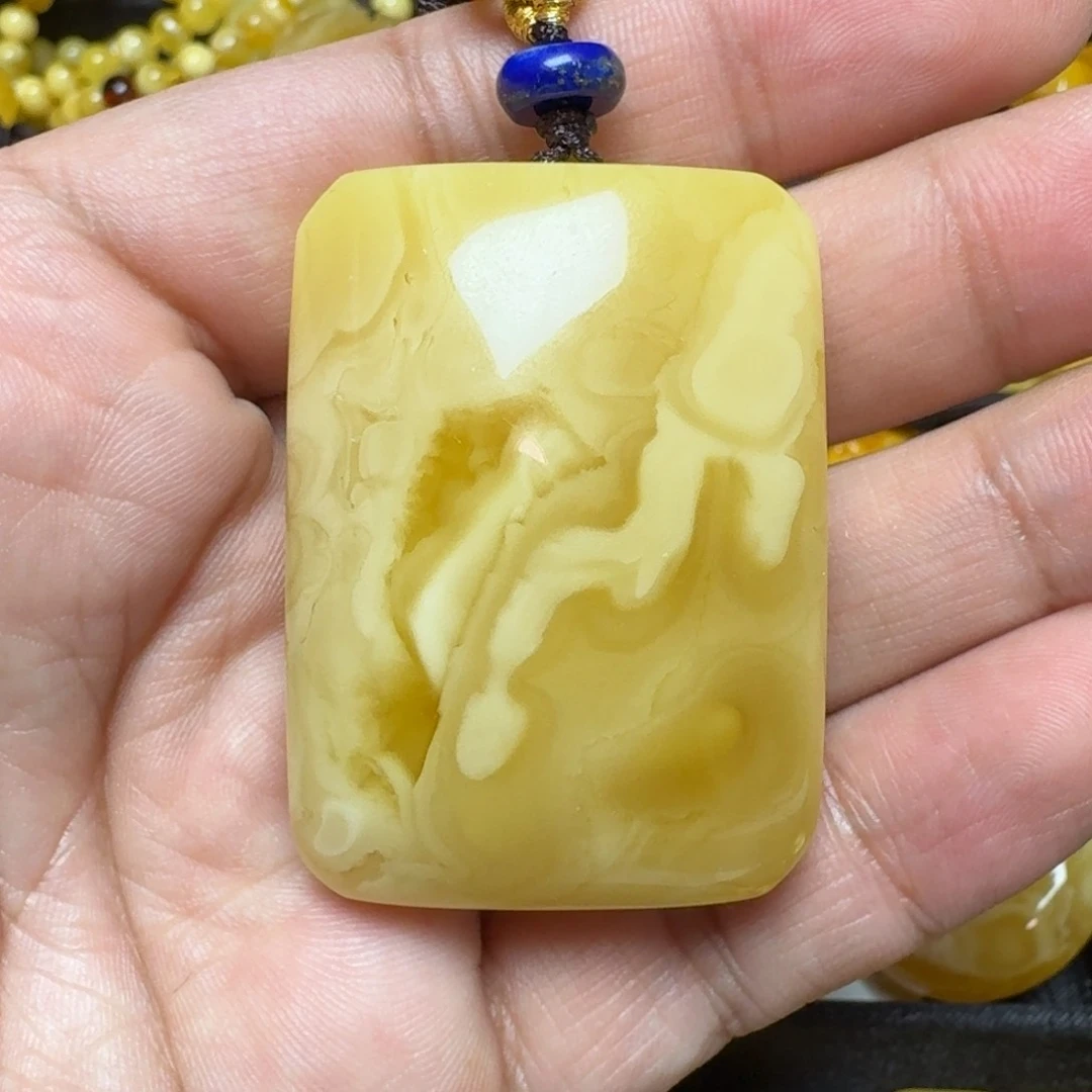 蜜蜡颈饰未镶嵌内****业102
