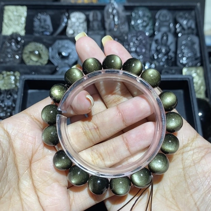 黑曜岩手链未镶嵌啥*