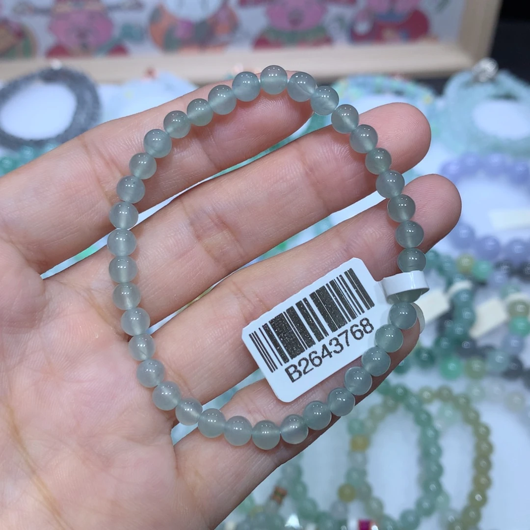 翡翠未镶嵌手链天然