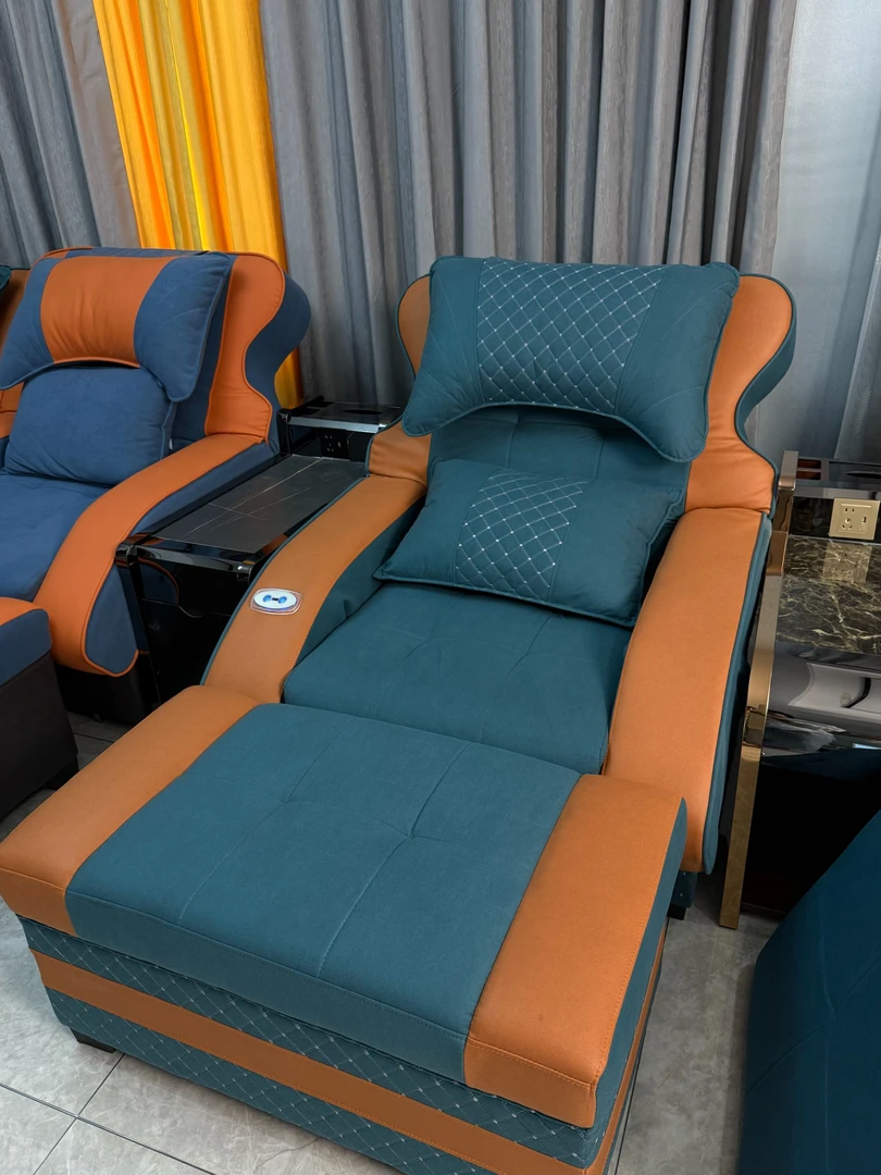 足浴沙发电动桑拿采耳沙发洗脚泡脚足浴养生会所按摩床