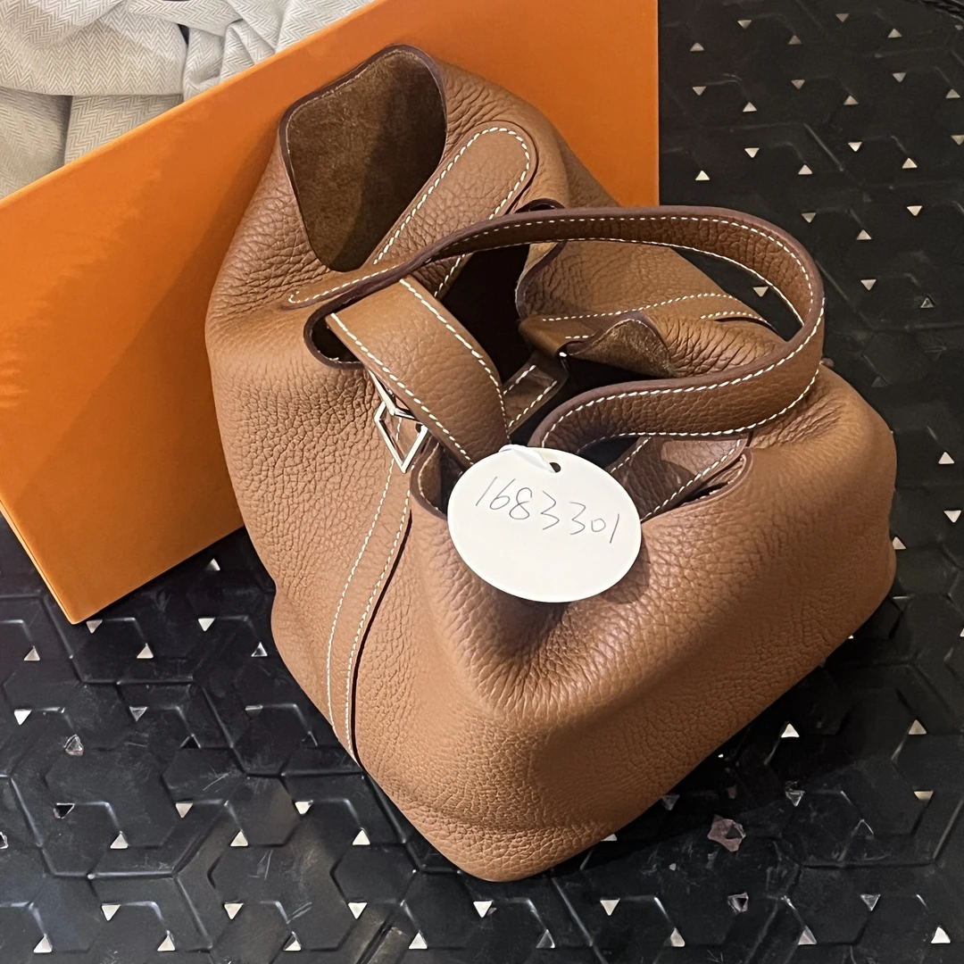 95新 Hermes/爱马仕 夏七中古/爱马仕菜篮子手提包/1683301